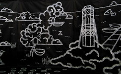 Papierinstallation von Mizuho Matsunagan